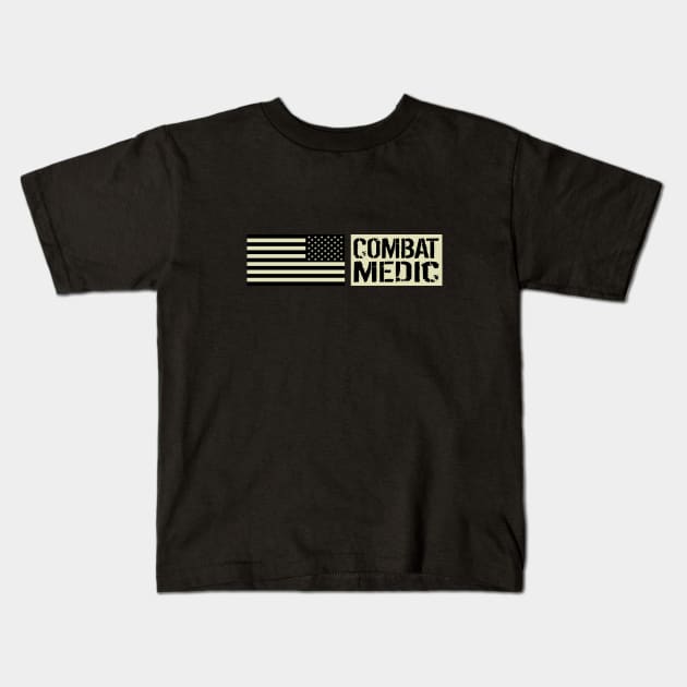 Combat Medic Kids T-Shirt by Jared S Davies